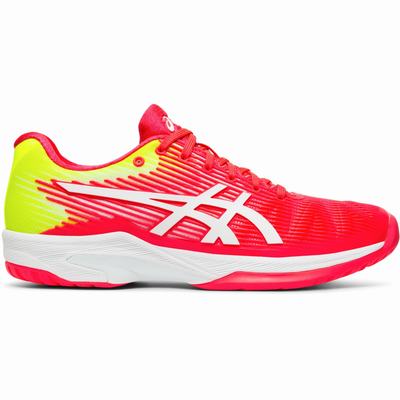 Asics Solution Speed FF - Naisten Tenniskengät - Pinkki/Valkoinen